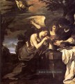 Magdalen und zwei Engel Barock Guercino